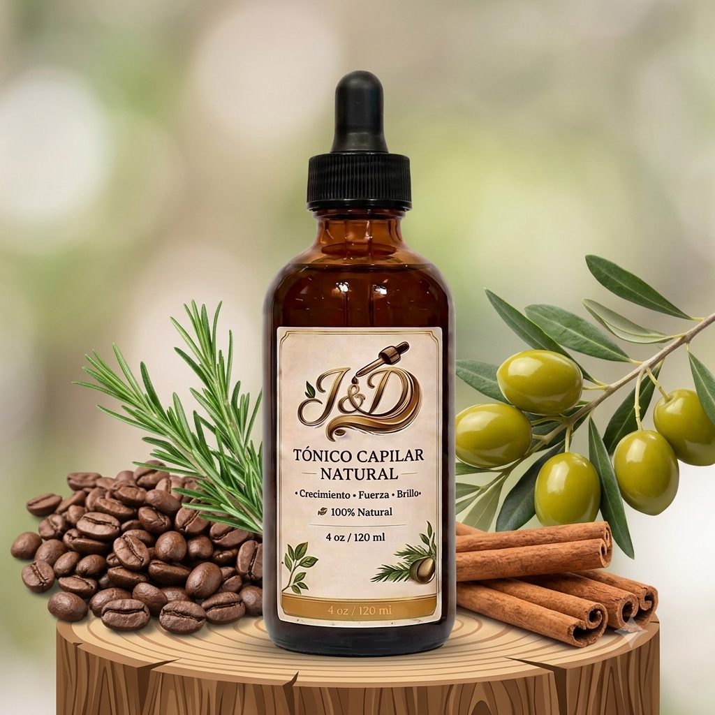Tónico Capilar Natural J&D (4 oz / 120 ml)